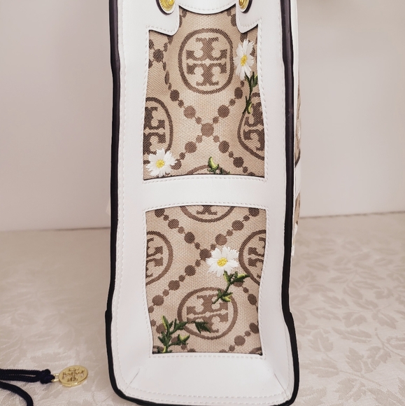 Rare Unique Tory Burch Summer White Bag, New NWT - Picture 6 of 11